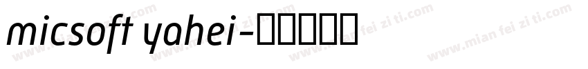 micsoft yahei字体转换